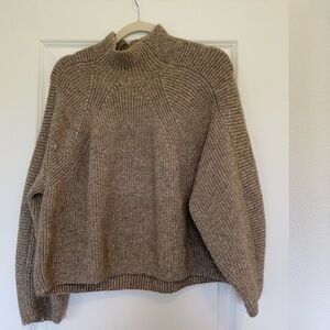 hm knit sweater beige